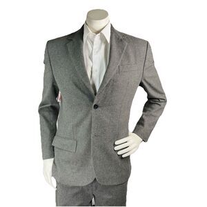 Marc Jacobs Suit Set Men M/38R Pants 34x31.5 Flannel Wool Blend Designer